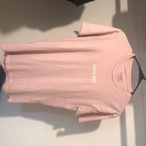 pink shirt